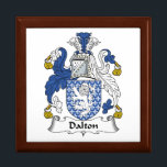 Dalton Family Crest Jewelry Box<br><div class="desc">Dalton Coat of Arms</div>