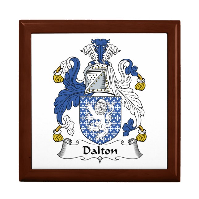Dalton Family Crest Jewelry Box (Front)