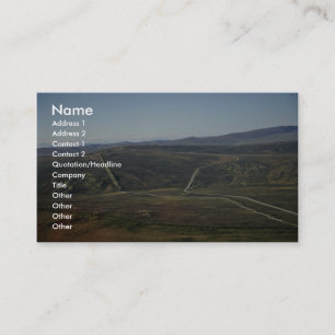 Dalton Highway and Trans-Alaska Pipeline Business Card