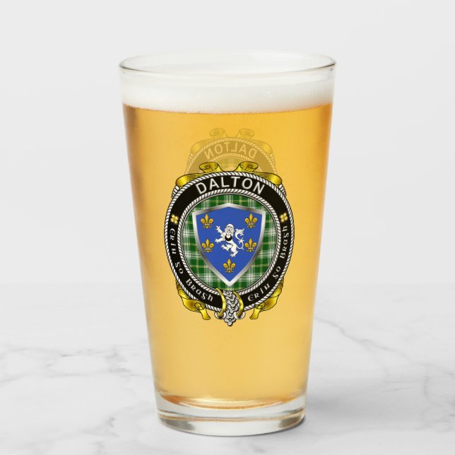 Dalton Irish Beer Glass (Front Filled)