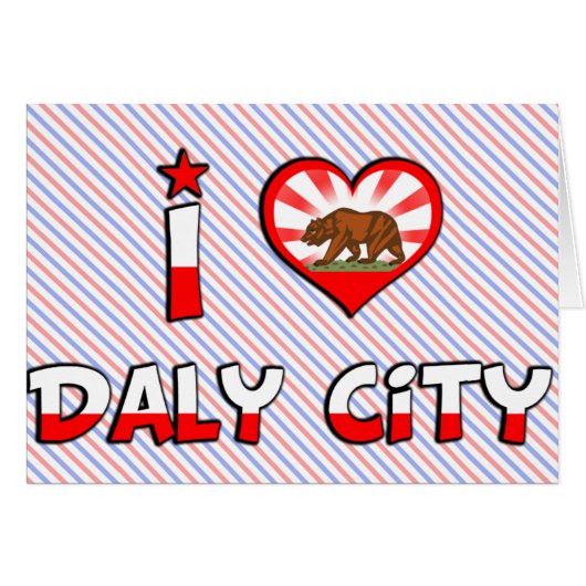 Daly City, CA Cards (Front Horizontal)