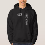 Daly City California 628 Area Code Vintage Retro Hoodie