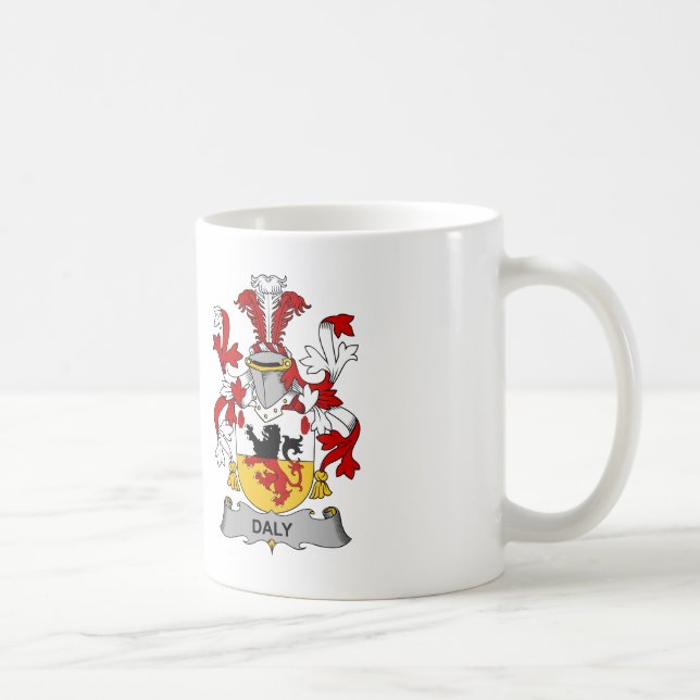 Daly Family Crest Coffee Mug (Right)