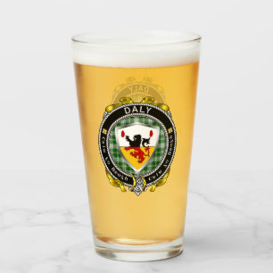 Daly/O'Daly Irish Shield Beer Glass