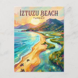 Dalyan - İztuzu Beach Turkey Postcard