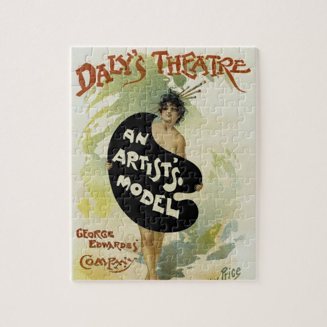 Daly's Theatre ~ An Artist's Model Jigsaw Puzzle (Vertical)