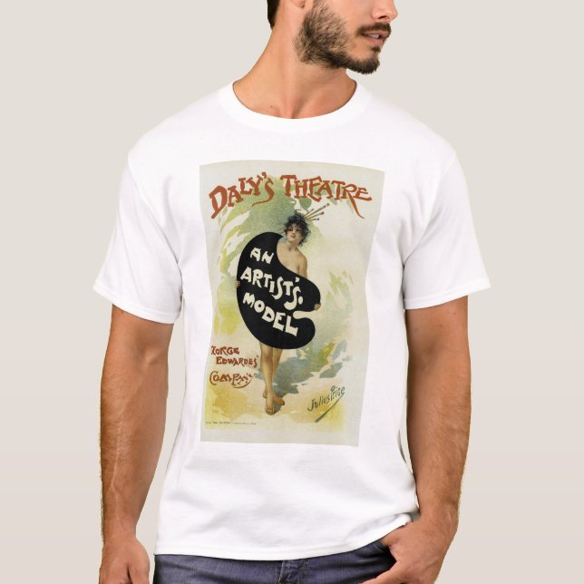 Daly's Theatre ~ An Artist's Model T-Shirt (Front)