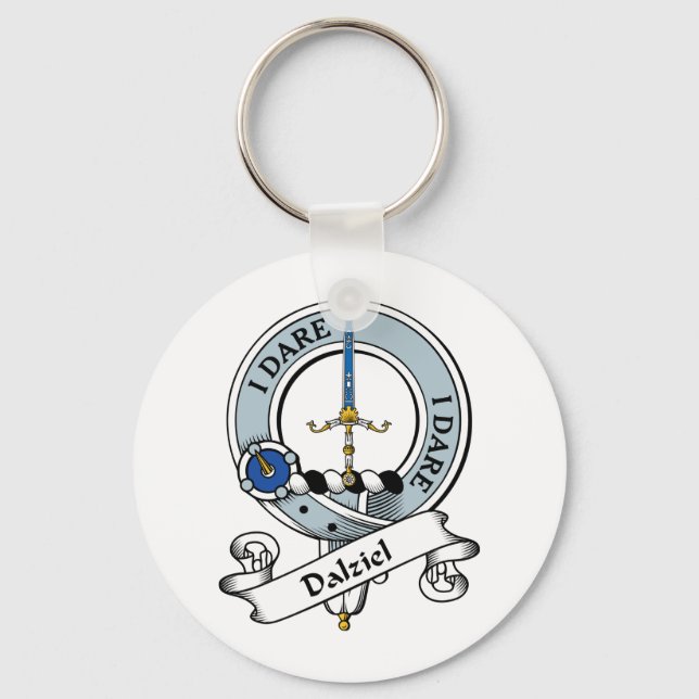 Dalziel Clan Badge Keychain (Front)