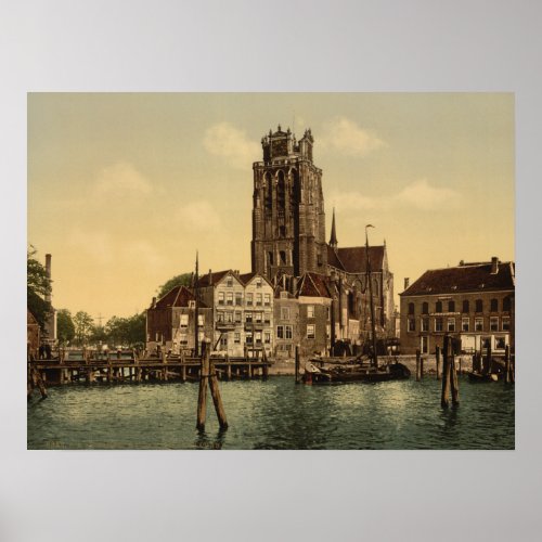 Dam and Maashaven Dordrecht Poster
