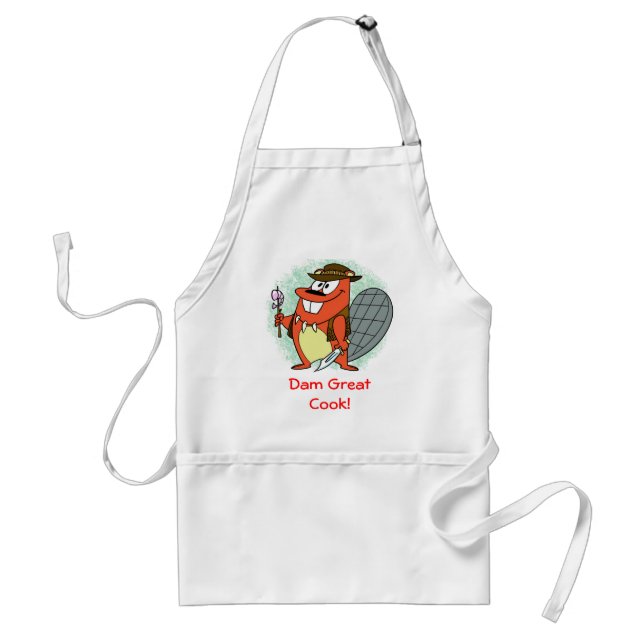 Dam Great Cook! Adult Apron (Front)