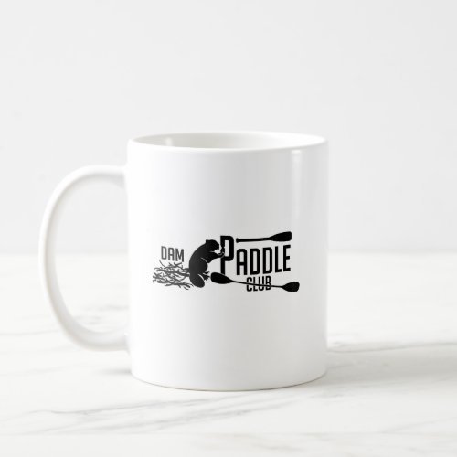 Dam Paddle Club Beaver Logo 11oz coffee cup