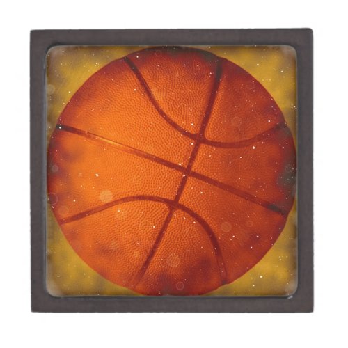 Damaged Basketball Photo Gift Box