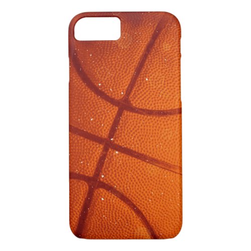 Damaged Effect Basketball Photo iPhone 7 Case