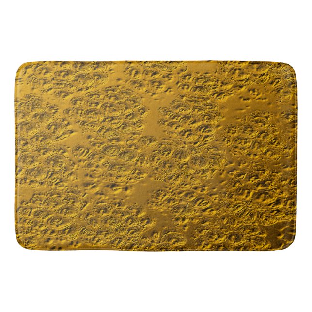 Damaged gold metal bath mat (Front)