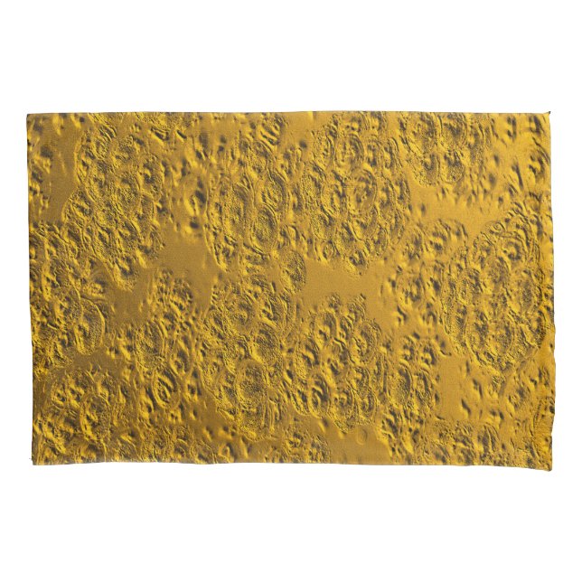 Damaged gold metal pillow case (Front)