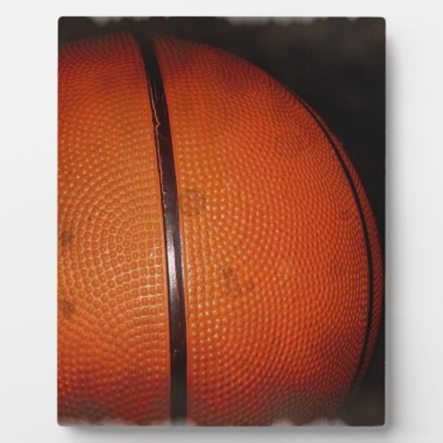 Damaged Photo Effect Basketball Plaque