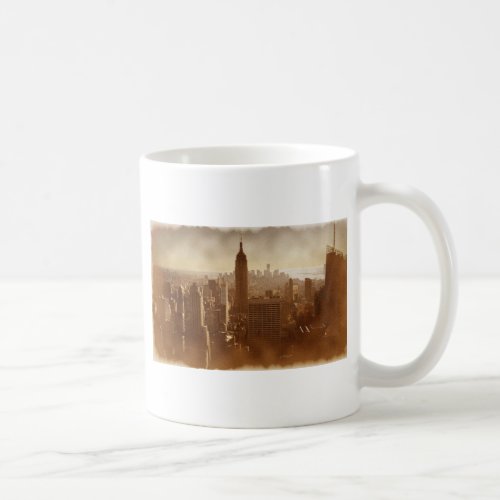 Damaged Photo Effect New York Coffee Mug
