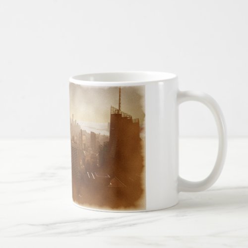 Damaged Photo Effect New York Coffee Mug