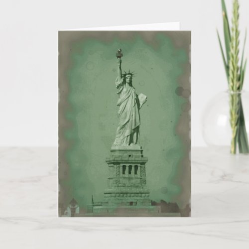 Damaged Photo Effect Status of Liberty Card