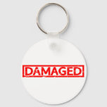 Damaged Stamp Keychain