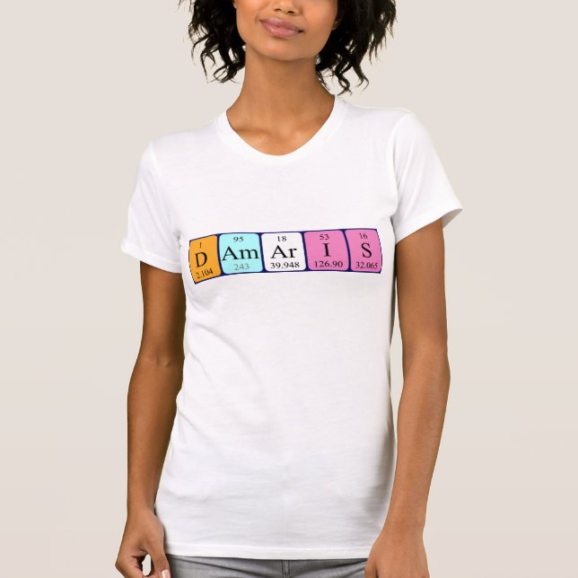 Damaris periodic table name shirt (Front)