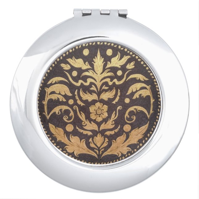 Damascene Artwork compact mirror (Front)
