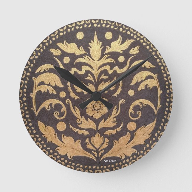 Damascene Wall Clock (Front)