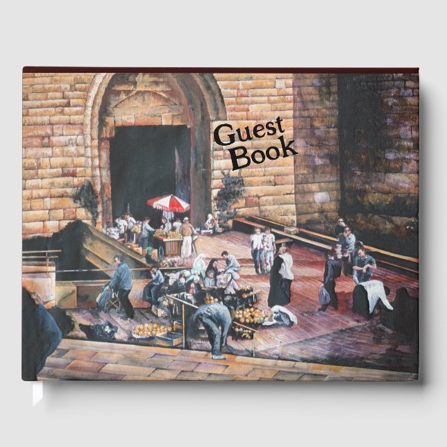 Damascus Golden Gate, Old Jerusalem Guest Book (Front)