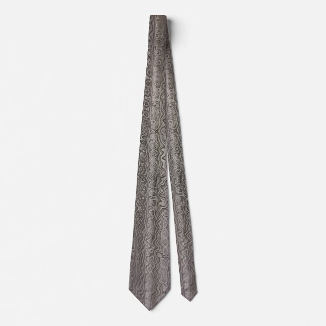 Damascus Steel Neck Tie (Front)