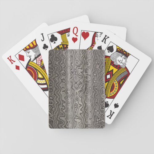 Damascus Steel Playing Cards