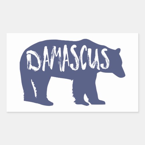 Damascus Virginia Bear Rectangular Sticker