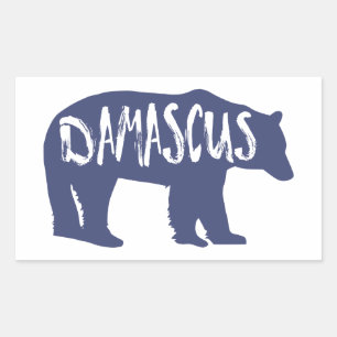 Damascus Virginia Bear Rectangular Sticker