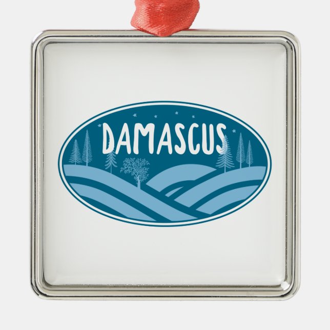 Damascus Virginia Outdoors Metal Ornament (Front)