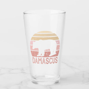 Damascus Virginia Retro Bear Glass