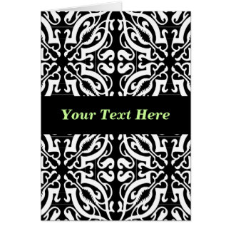 Damask 1 (black & white) cards