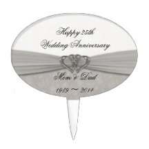 25th Anniversary Cake Toppers Zazzle