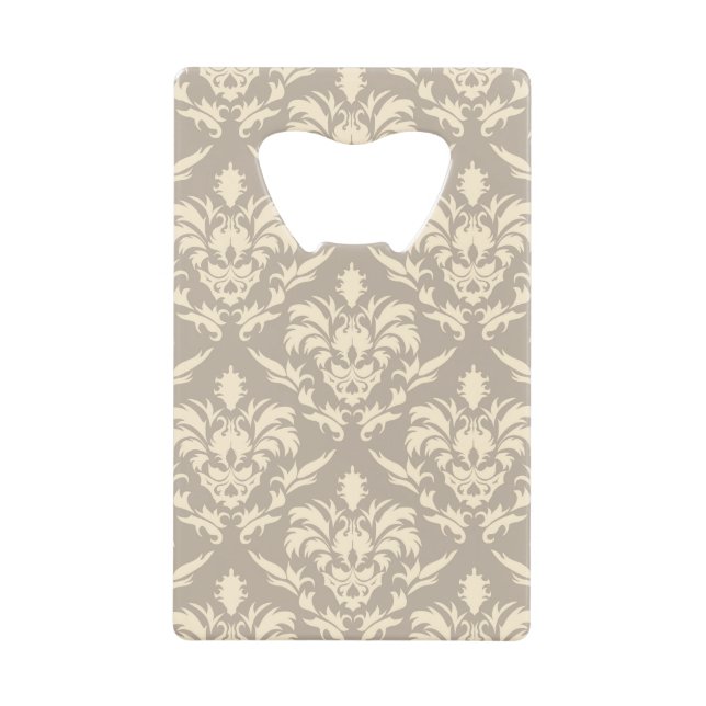 Damask 2 credit card bottle opener (Front)
