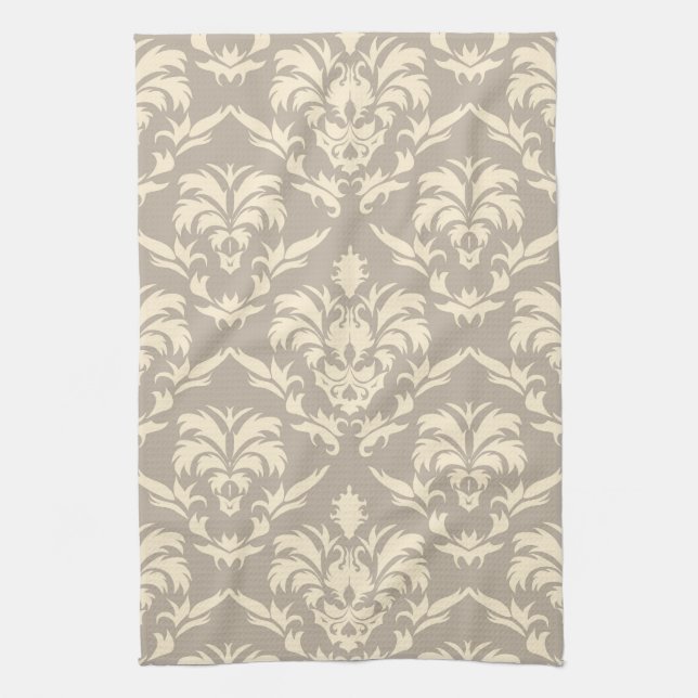 Damask 2 kitchen towel (Vertical)
