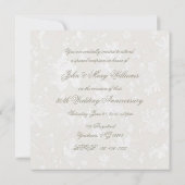 Damask 30th Wedding Anniversary Invitation | Zazzle