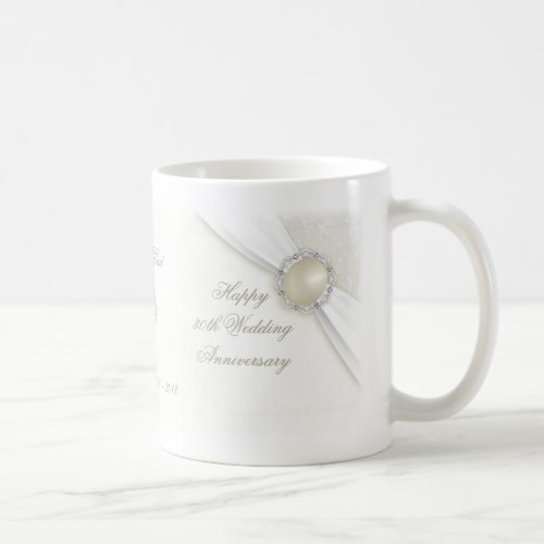 Damask 30th Wedding Anniversary Mug