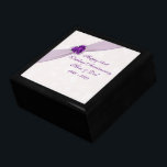 Damask 33rd Wedding Anniversary Gift Box<br><div class="desc">A Digitalbcon Images Design featuring an Amethyst Purple color and Damask design theme with a variety of custom images, shapes, patterns, styles and fonts in this one-of-a-kind "Amethyst Wedding Anniversary" Gift Box. This elegant and attractive design comes complete with customizable text lettering to suit your own special occasion. Say Happy...</div>