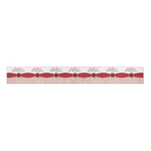 Damask 40th Wedding Anniversary Ribbon