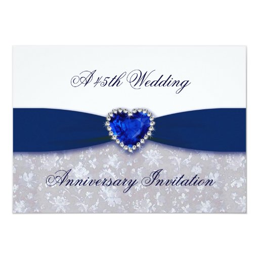 45Th Wedding Anniversary Invitations 9