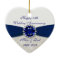 Damask 45th Wedding Anniversary Ornament