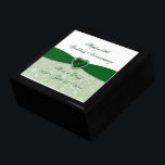 Damask 55th Wedding Anniversary Gift Box<br><div class="desc">A Digitalbcon Images Design featuring an emerald green color and damask design theme with a variety of custom images, shapes, patterns, styles and fonts in this one-of-a-kind "Bold Damask 55th Wedding Anniversary" Gift Box. This attractive and elegant design comes complete with customizable text lettering to suit your own special occasion,...</div>