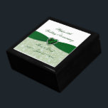 Damask 55th Wedding Anniversary Gift Box<br><div class="desc">A Digitalbcon Images Design featuring an emerald green color and damask design theme with a variety of custom images, shapes, patterns, styles and fonts in this one-of-a-kind "Bold Damask 55th Wedding Anniversary" Gift Box. This attractive and elegant design comes complete with customizable text lettering to suit your own special occasion,...</div>