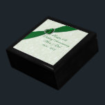 Damask 55th Wedding Anniversary Gift Box<br><div class="desc">A Digitalbcon Images Design featuring an Emerald Green color and Damask design theme with a variety of custom images, shapes, patterns, styles and fonts in this one-of-a-kind "Emerald Wedding Anniversary" Gift Box. This attractive and elegant design comes complete with custom text lettering to suit your own special occasion and makes...</div>