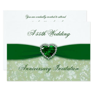 55th Wedding Anniversary Invitations & Announcements | Zazzle