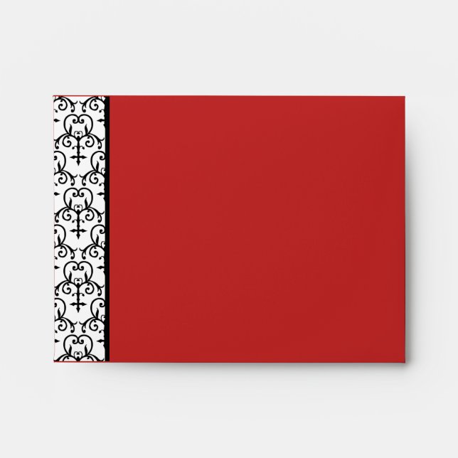 Damask A2 Note Card Envelope (Front)