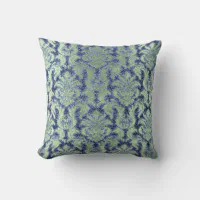 Navy and clearance aqua throw pillows